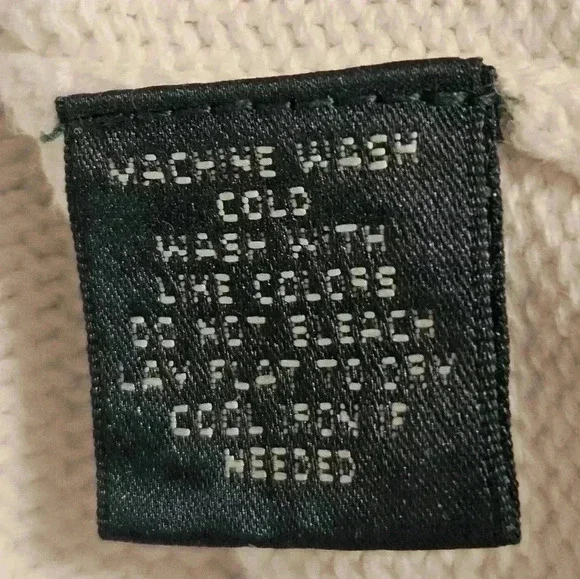 Lauren Ralph Lauren White Cotton Cropped Polo Knit Sweater Plus Womens 1X EUC - Picture 5 of 15